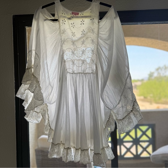 Boho Beach Poncho Cover up - Picture 11 of 12